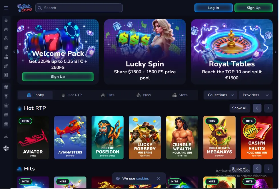 7Bit Bitcoin Casino Boni