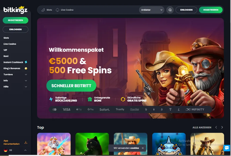 BitKingz Bitcoin Casino Boni