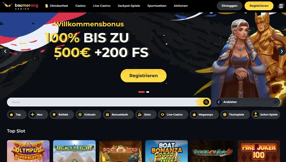 Boomerang Casino Logo