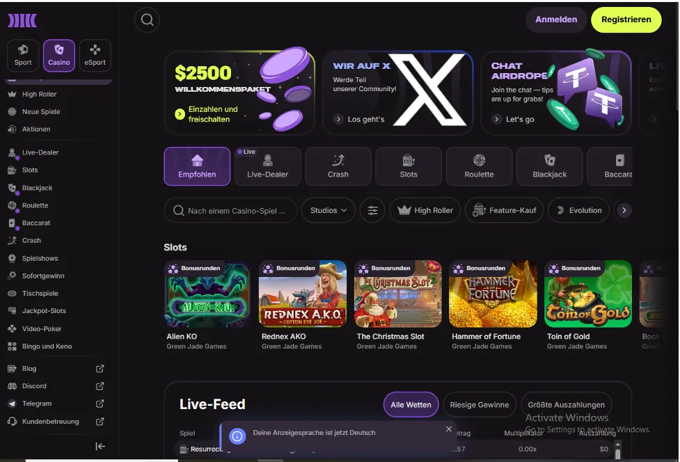 Cloudbet Casino Bitcoin Casino Boni