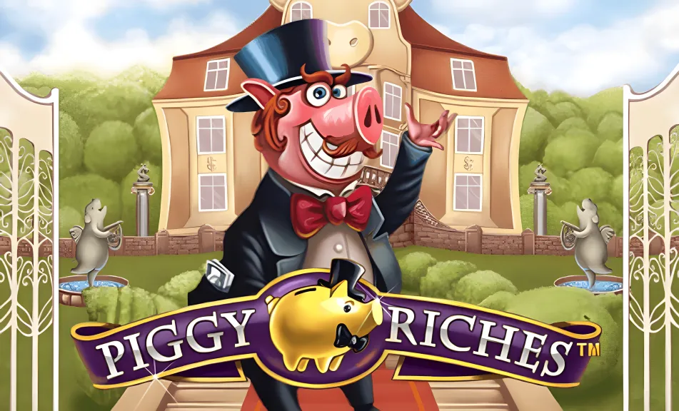Piggy Riches Megaways Slot / NetEnt & Red Tiger Gaming Banner